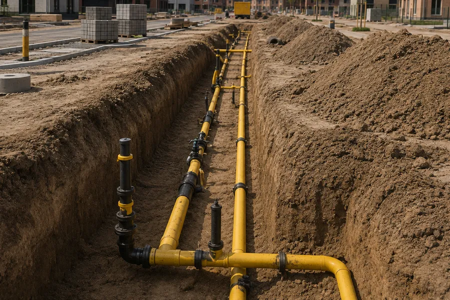 Gasnet-nieuwbouwwijk